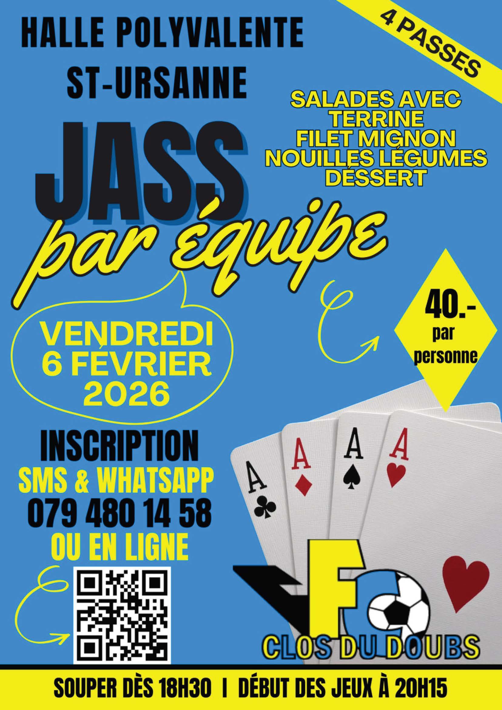 Jass par équipe 2026